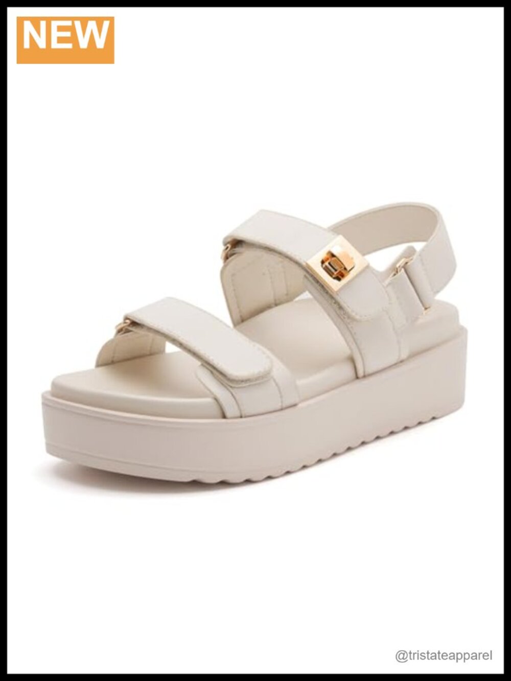 Women's Platform Sandals with Cushioned Footbed Open Toe Slides Summer Shoes